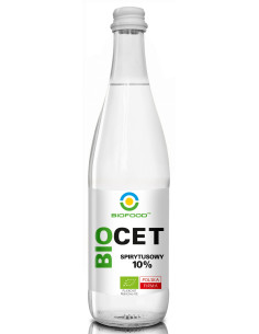 OCET SPIRYTUSOWY 10 % BEZGLUTENOWY BIO 500 ml - BIOFOOD