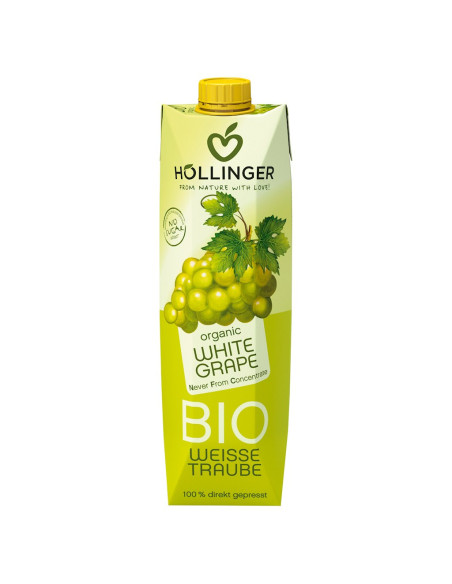 SOK Z BIAŁYCH WINOGRON NFC BIO 1 L - HOLLINGER
