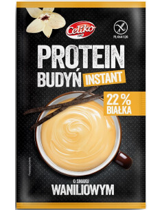 BUDYŃ PROTEINOWY INSTANT O SMAKU WANILIOWYM BEZGLUTENOWY 40 g - CELIKO