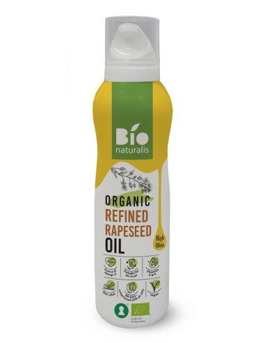 OLEJ RZEPAKOWY (SPRAY) TŁOCZONY NA ZIMNO OMEGA-3 BIO 200 ml - EKKO (BIONATURALIS)