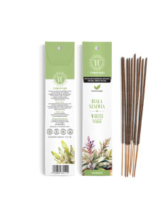 KADZIDEŁKA INDYJSKIE BIAŁA SZAŁWIA (10 szt.) 16 g - YOUR CANDLE