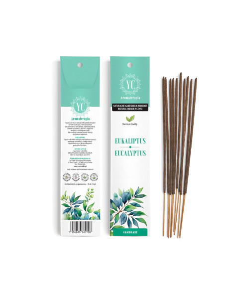 KADZIDEŁKA INDYJSKIE EUKALIPTUS (10 szt.) 16 g - YOUR CANDLE