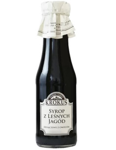 SYROP JAGODOWY BEZGLUTENOWY 355 g (280 ml) - KROKUS