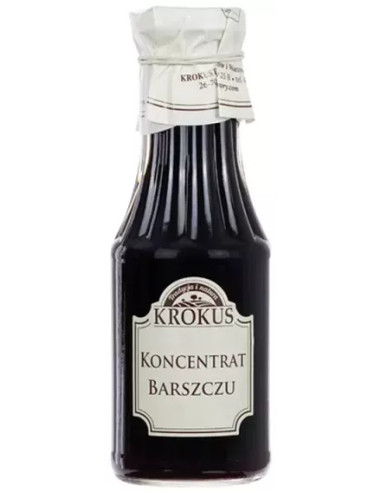 BARSZCZ CZERWONY BEZGLUTENOWY KONCENTRAT 280 ml - KROKUS
