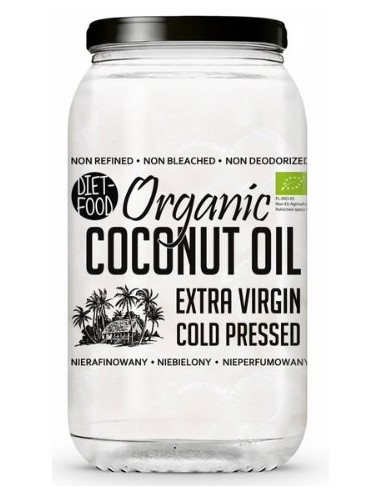 OLEJ KOKOSOWY VIRGIN BIO 1 L - DIET-FOOD