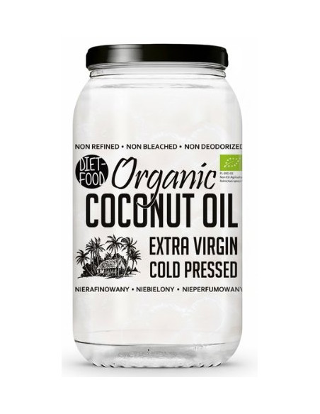 OLEJ KOKOSOWY VIRGIN BIO 1 L - DIET-FOOD