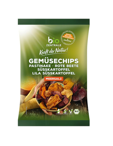 CHIPSY WARZYWNE SOLONE BEZGLUTENOWE BIO 90 g - BIO ZENTRALE