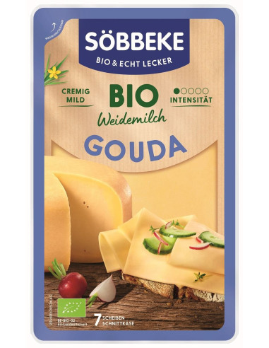 SER GOUDA PLASTRY BIO 125 g - SOBBEKE