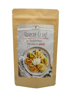 MIESZANKA NA PIEROGI BEZ DODATKU CUKRÓW BEZGLUTENOWA 550 g - PIĘĆ PRZEMIAN