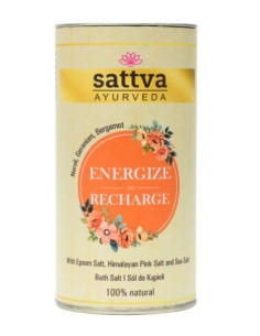 SÓL DO KĄPIELI ENERGIZE AND RECHARGE 300 g - SATTVA (AYURVEDA)
