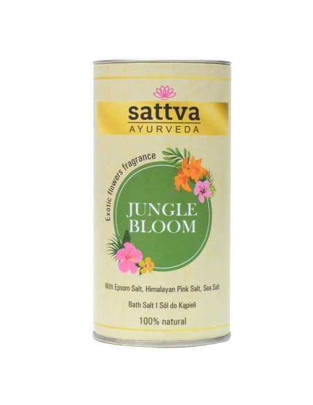 SÓL DO KĄPIELI JUNGLE BLOOM 300 g - SATTVA (AYURVEDA)