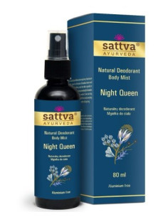 DEZODORANT - MGIEŁKA DO CIAŁA KRÓLOWA NOCY 80 ml - SATTVA (AYURVEDA)