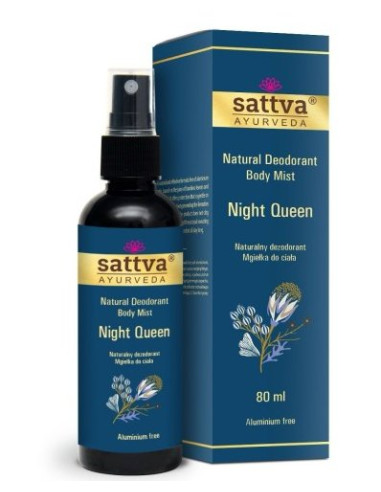 DEZODORANT - MGIEŁKA DO CIAŁA KRÓLOWA NOCY 80 ml - SATTVA (AYURVEDA)