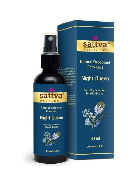 DEZODORANT - MGIEŁKA DO CIAŁA KRÓLOWA NOCY 80 ml - SATTVA (AYURVEDA)
