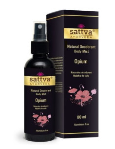 DEZODORANT - MGIEŁKA DO CIAŁA OPIUM 80 ml - SATTVA (AYURVEDA)