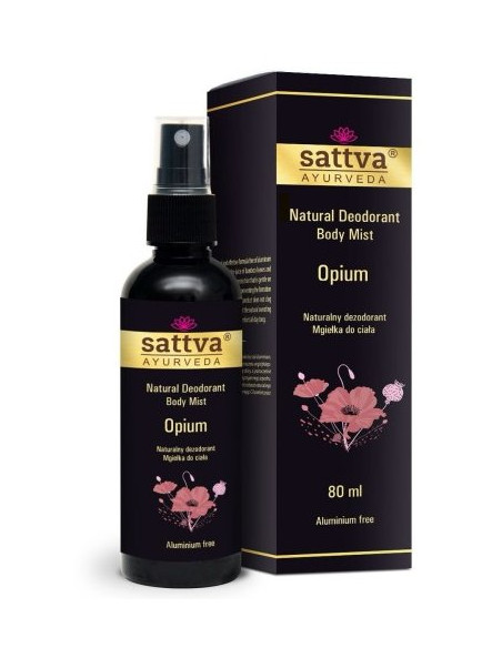 DEZODORANT - MGIEŁKA DO CIAŁA OPIUM 80 ml - SATTVA (AYURVEDA)