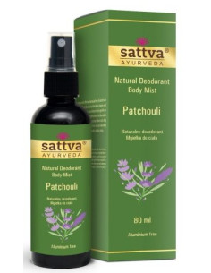 DEZODORANT - MGIEŁKA DO CIAŁA PACZULA 80 ml - SATTVA (AYURVEDA)