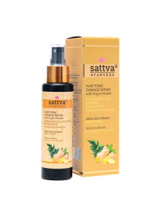 WCIERKA DO SKÓRY GŁOWY ODBUDOWUJĄCA NEEM & IMBIR 100 ml - SATTVA (AYURVEDA)
