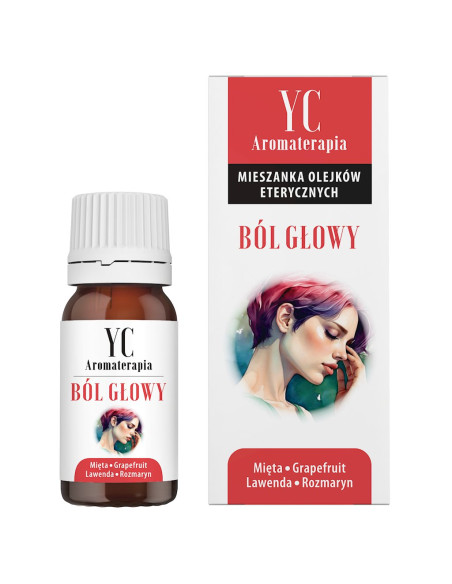 OLEJEK ETERYCZNY MIX NA BÓL GŁOWY 10 ml - YOUR CANDLE
