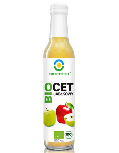 OCET JABŁKOWY 5 % NIEFILTROWANY BIO 250 ml - BIOFOOD