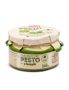 PESTO Z BAZYLII BIO 200 g - DARY NATURY