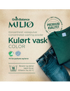 PROSZEK DO PRANIA KOLOROWYCH UBRAŃ (KONCENTRAT) ECO 785 g (18 PRAŃ) - GRON BALANCE