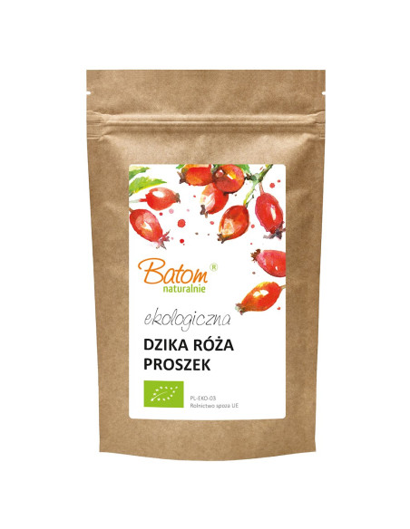 DZIKA RÓŻA PROSZEK BIO 100 g - BATOM