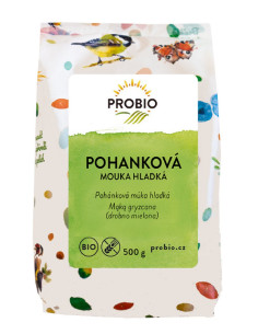 MĄKA GRYCZANA JASNA BEZGLUTENOWA BIO 500 g - PROBIO