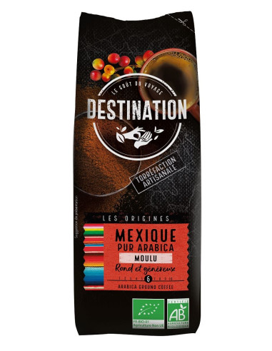 KAWA MIELONA ARABICA 100 % MEKSYK FAIR FOR LIFE BIO 250 g - DESTINATION