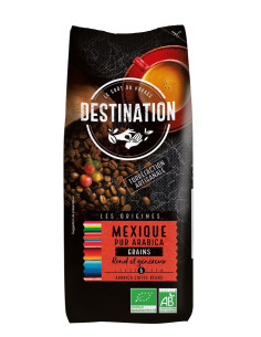 KAWA ZIARNISTA ARABICA 100 % MEKSYK FAIR FOR LIFE BIO 1 kg - DESTINATION