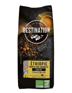 KAWA ZIARNISTA ARABICA 100 % ETIOPIA FAIR FOR LIFE BIO 500 g - DESTINATION