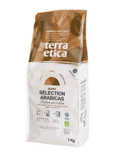 KAWA ZIARNISTA ARABICA 100 % SELECTION FAIR TRADE BIO 1 kg - TERRA ETICA