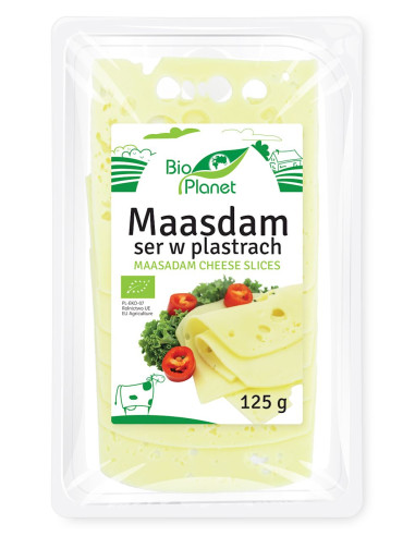 SER MAASDAM PLASTRY BIO 125 g - BIO PLANET