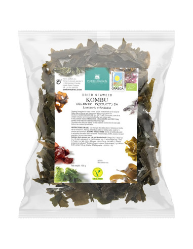 ALGI MORSKIE SUSZONE - KOMBU BIO 100 g - PORTO MUINOS