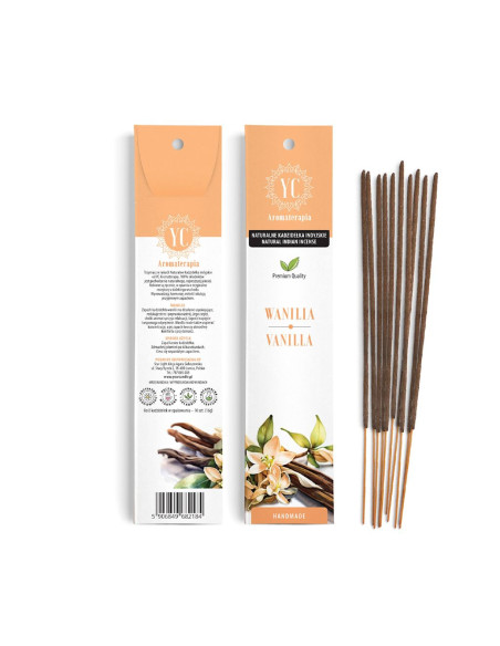 KADZIDEŁKA INDYJSKIE WANILIA (10 szt.) 16 g - YOUR CANDLE