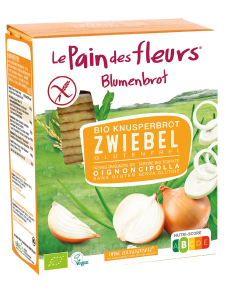 PIECZYWO CHRUPKIE CEBULOWE BEZGLUTENOWE BIO 150 g - LE PAIN DES FLEURS
