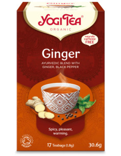 HERBATKA IMBIROWA (GINGER) BIO (17 x 1,8 g) 30,6 g - YOGI TEA