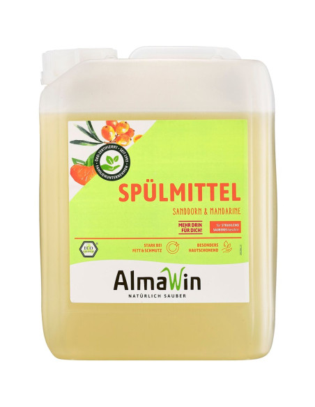 PŁYN DO MYCIA NACZYŃ ROKITNIKOWO - MANDARYNKOWY (KONCENTRAT) ECO 5 L - ALMAWIN