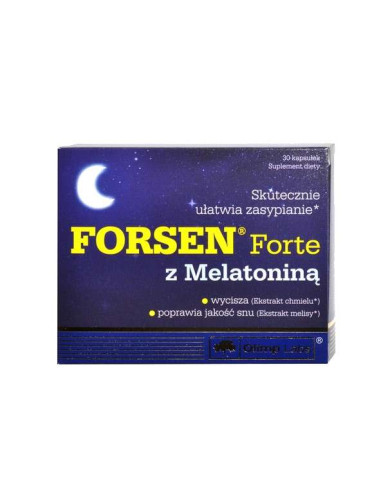 Forsen Forte z melatoniną - 30kaps - Olimp