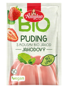 BUDYŃ TRUSKAWKOWY BEZGLUTENOWY BIO 40 g - AMYLON
