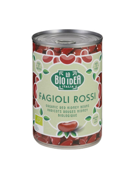 FASOLKA CZERWONA KIDNEY W ZALEWIE BIO 400 g (240 g) - LA BIO IDEA