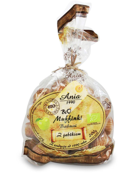 MUFFINKI BABUNI Z JABŁKIEM BIO 200 g - BIO ANIA