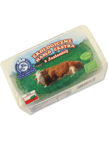 MASŁO EKSTRA OSEŁKA (82 % TŁUSZCZU) BIO (około 0,30 kg) - JASIENICA