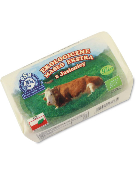 MASŁO EKSTRA OSEŁKA (82 % TŁUSZCZU) BIO (około 0,30 kg) - JASIENICA