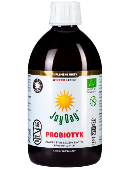 PROBIOTYK BEZGLUTENOWY BIO 500 ml - JOY DAY