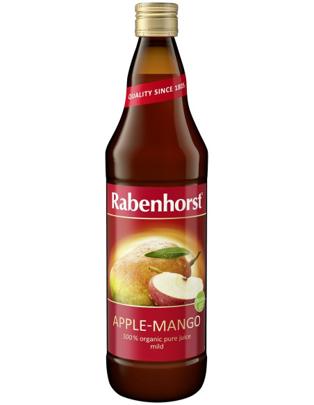 SOK JABŁKO - MANGO NFC BIO 750 ml - RABENHORST
