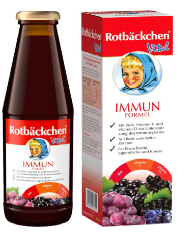 SOK WIELOOWOCOWY NFC Z CYNKIEM, WITAMINĄ C i D3 450 ml - ROTBACKCHEN