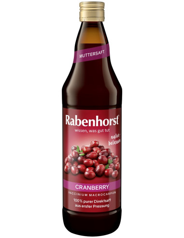 SOK Z ŻURAWINY NFC 750 ml - RABENHORST