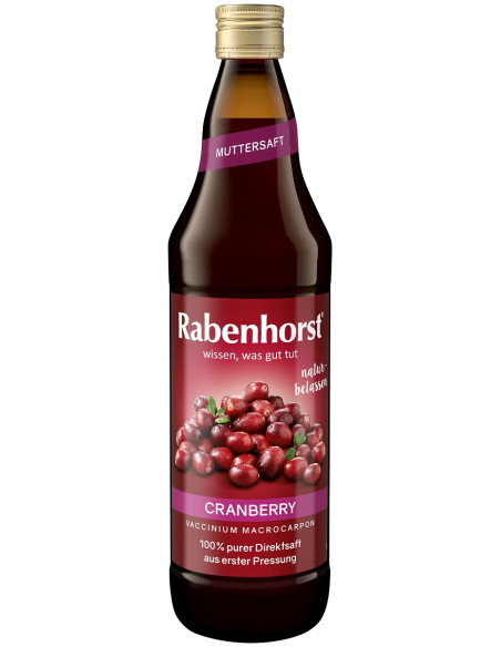 SOK Z ŻURAWINY NFC 750 ml - RABENHORST