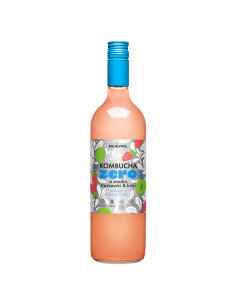 KOMBUCHA O SMAKU TRUSKAWKI I KIWI ZERO % CUKRU 750 ml - DELIKATNA 2